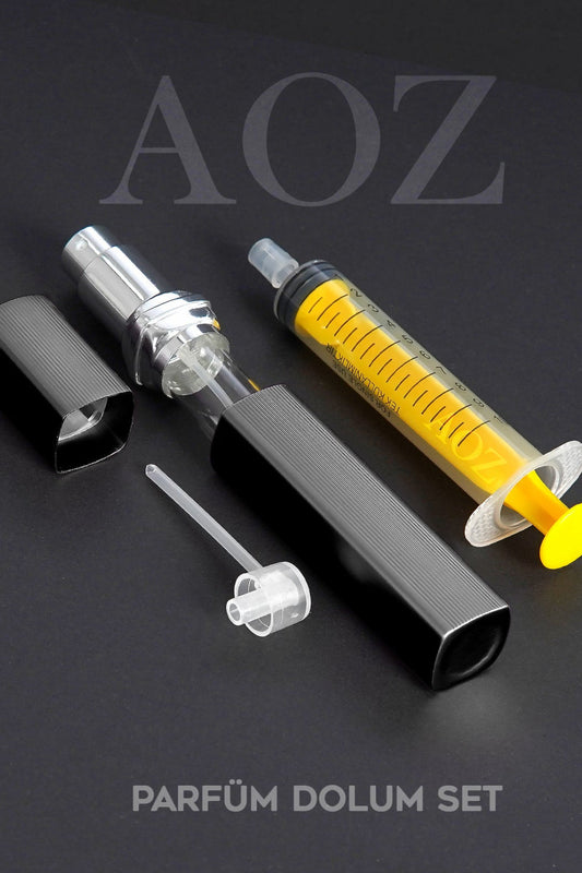 Parfüm Dolum Set 12 ML Siyah