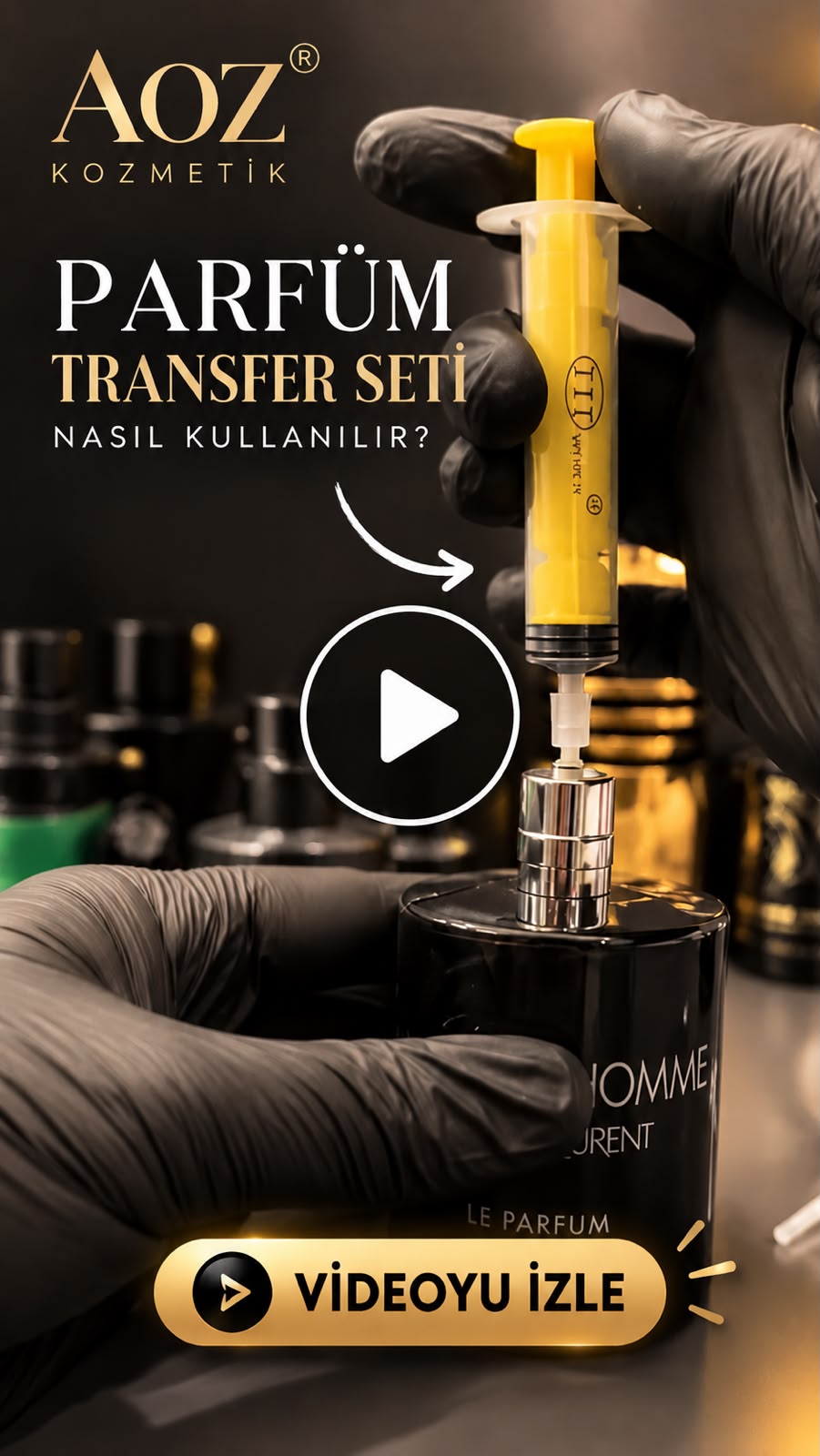 Parfüm Transfer Set Kullanım