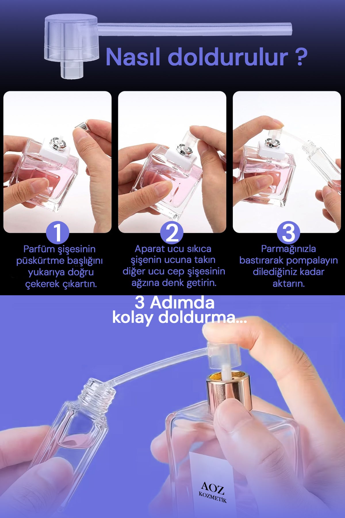 Parfüm Transfer Aparat 50 Adet